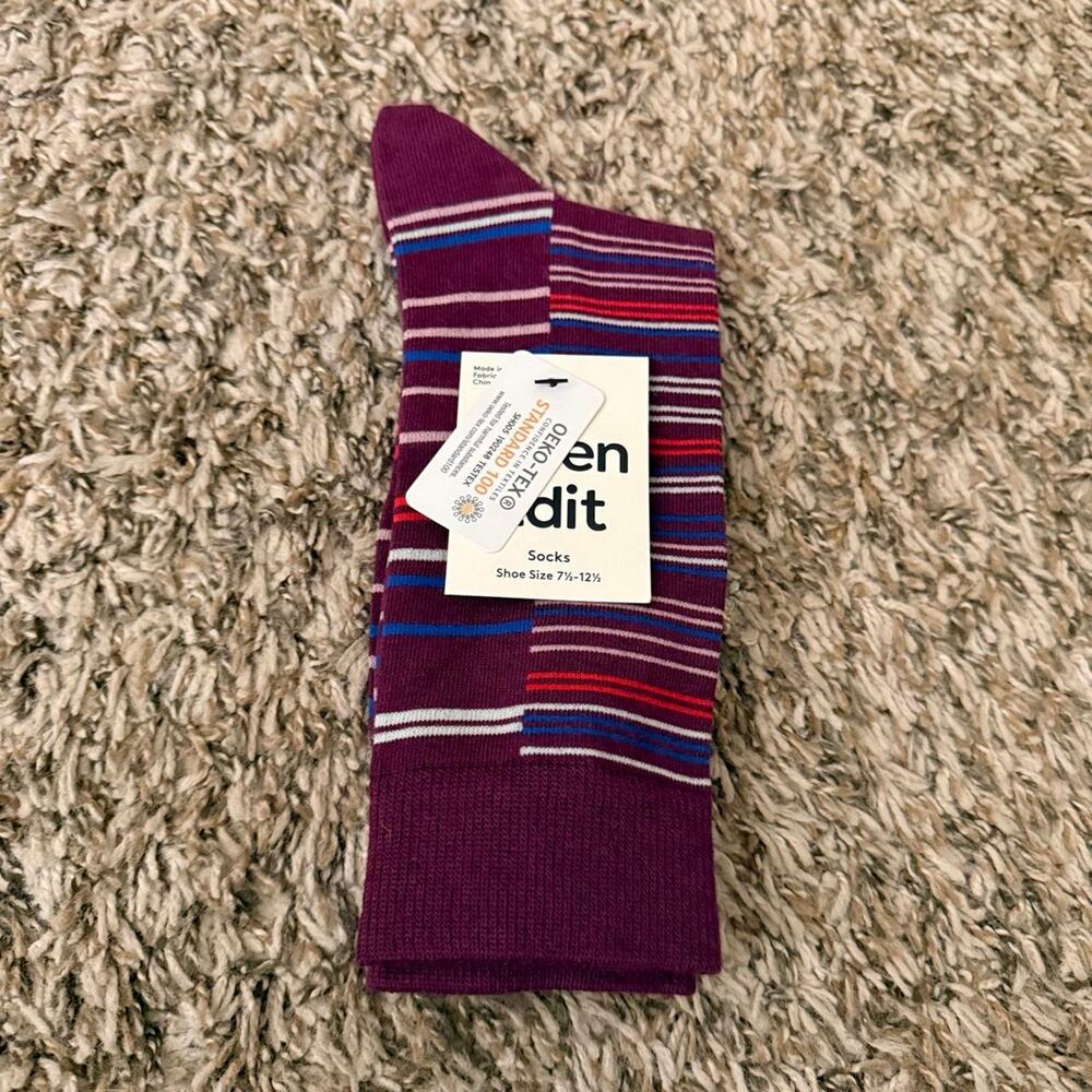 Open edit socks with horizontal